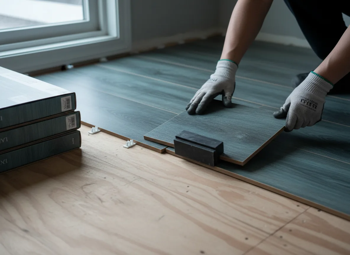 Luxury Vinyl Plank Installation company in Wanblee, SD